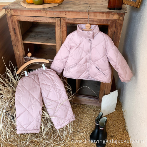 Girls Two-Piece Down Jacket